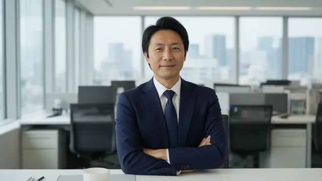 東京オフィスのビジネスパーソン