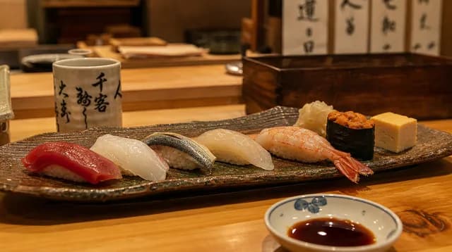 江戸前寿司盛り合わせ
