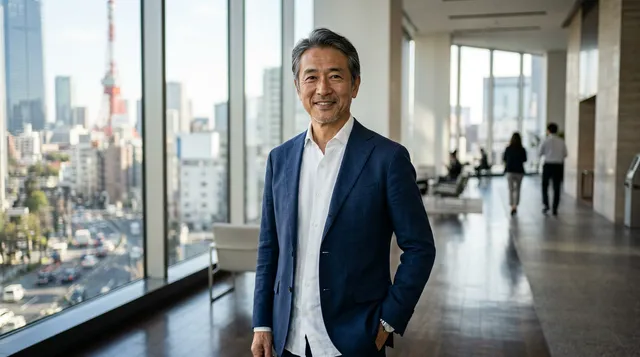 60代男性ビジネスパーソン（東京オフィス）