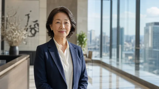 60代女性ビジネスパーソン（東京オフィス）