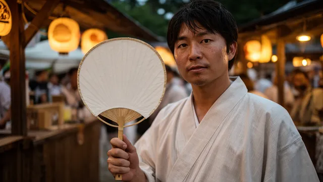 夏祭りのうちわ