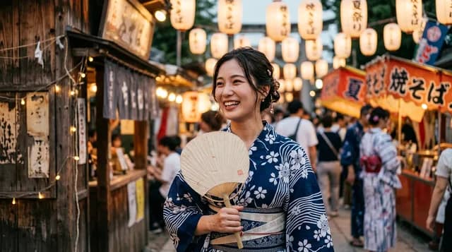 夏祭りのうちわ